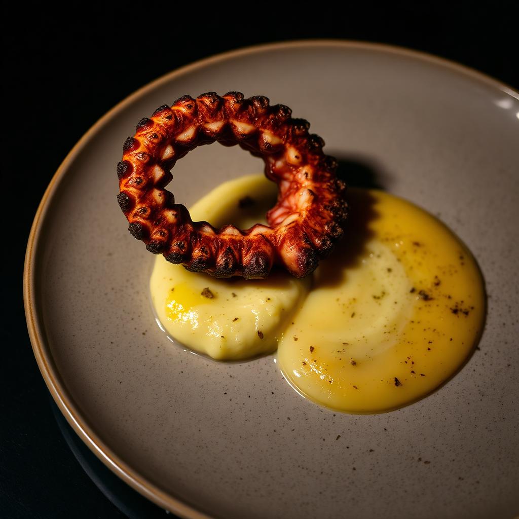 Tentacule de caracatiță — Imagine demonstrativă pentru conceptul vizual al restaurantului.