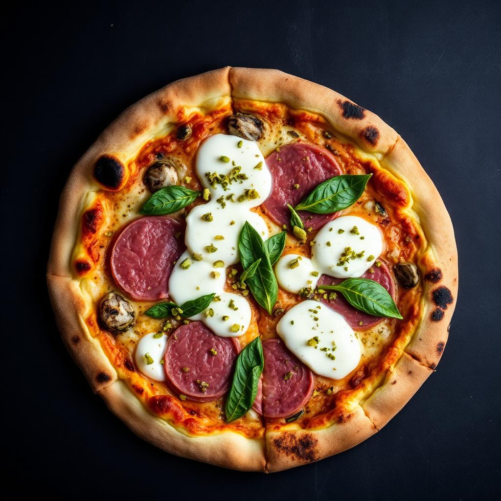 Pizza Mortazza — Imagine demonstrativă pentru conceptul vizual al restaurantului.